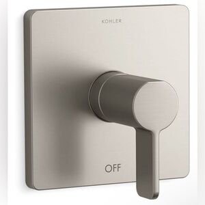 KOHLER Ts23501-4-Bn Parallel Rite-Temp Shower Valve Trim, Brushed Nickel